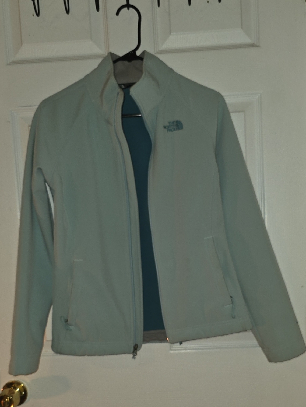 The North Face Women's Pale Blue Softshell Jacket